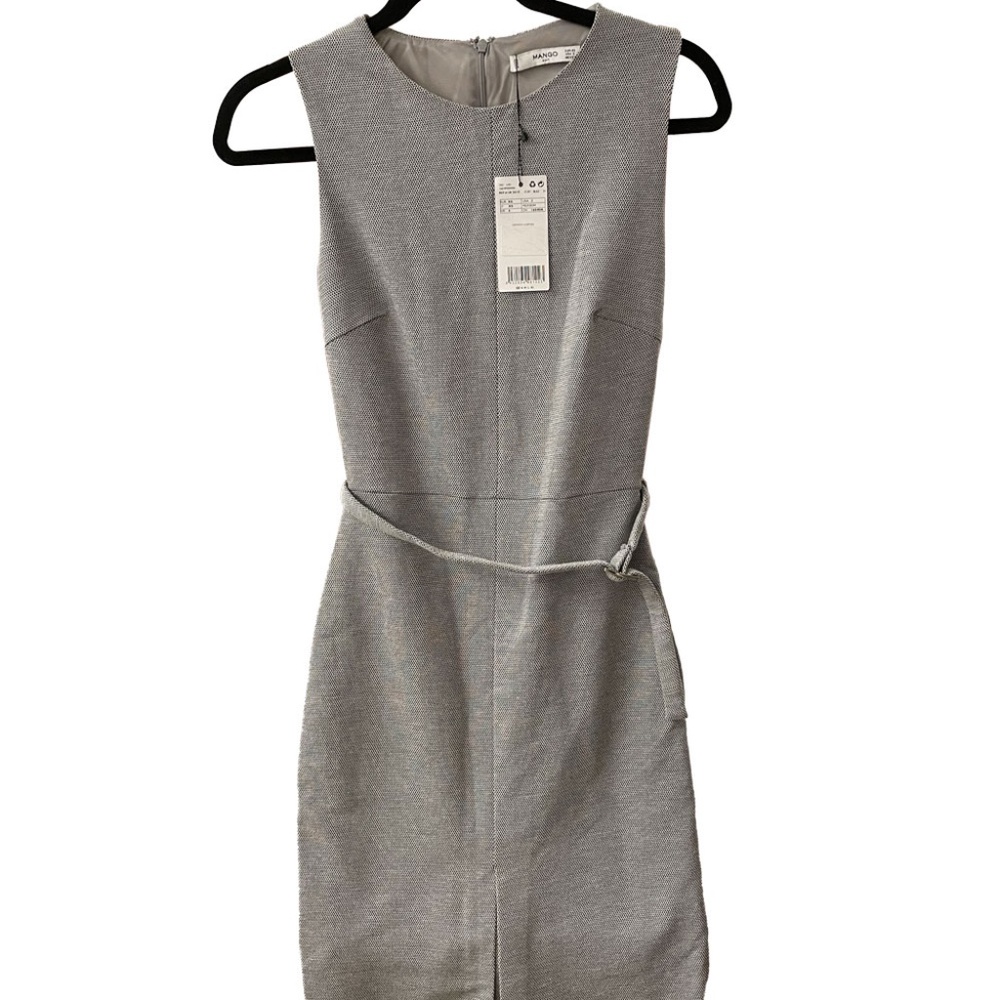 Mango Suit Dress Grey 2